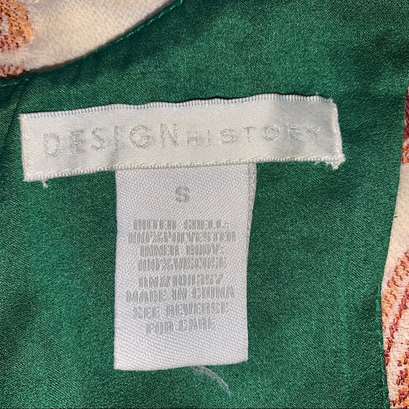 Design History Green tank top size S - Picture 3 of 3